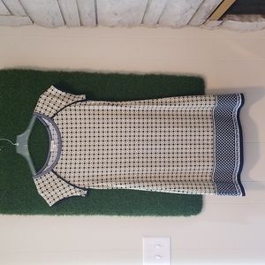 MAX STUDIOS summer mini dress in Navy/Yellow. Brand New